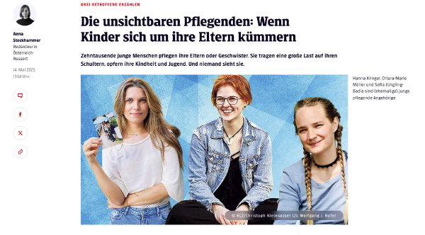 Unsichtbare junge Pflegende: "Als ich sieben war, habe ich angefangen, meine Mama zu pflegen"