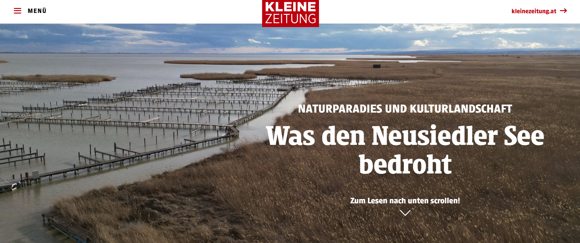 Dossier: Was den Neusiedler See bedroht