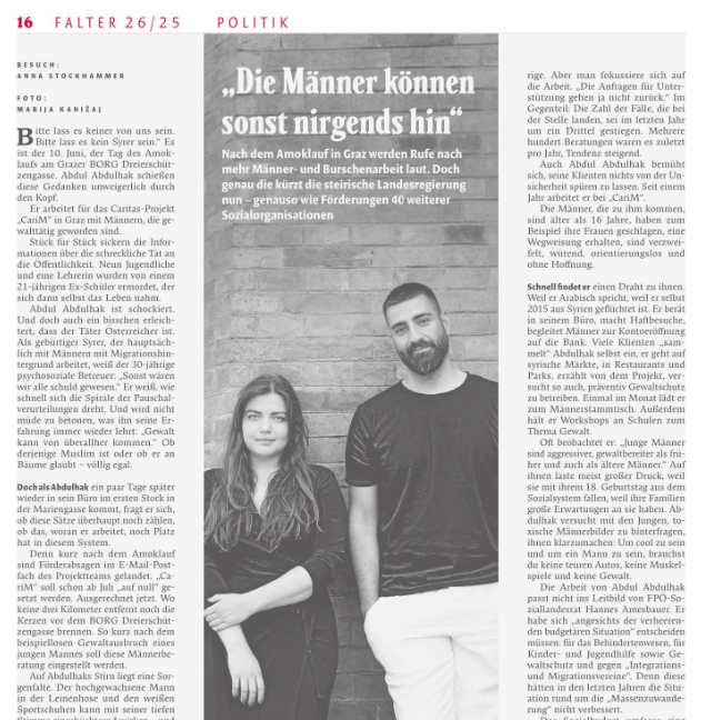 Jetzt spart die Steiermark bei der Gewaltprävention. Warum?