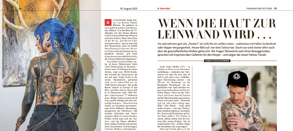 Wenn die Haut zur Leinwand wird